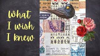 10 things I wish I knew as a collage art BEGINNER +free printable