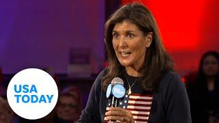 Nikki Haley slams Trump for comments on Israel during town hall  USA TODAY