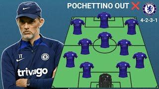 Pochettino Sacked Chelsea potential lineup next Season under Thomas tuchel 4231 formation