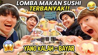 LOMBA MAKAN SUSHI TERBANYAK WASEDABOYS YANG KALAH BAYAR   BACK TO JAPAN