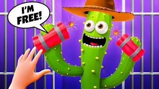 Helping my CRAZY Cactus Friend Escape JAIL - Kill It With Fire 2