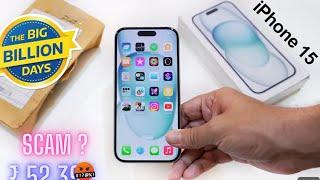 iPhone 15 Unboxing – Flipkart Big Billion Days Sale Unit  How to check iphone original or not