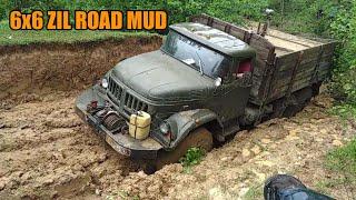 4X4 OFF ROAD ZIL ROAD MUD  Old Truck Soviet Era
