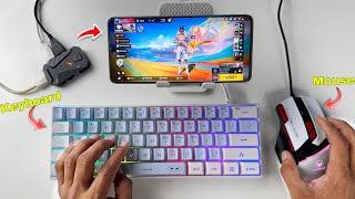 Keyboard or mouse se mobile phone me free fire PCcomputer ke jaise kaise khele full setup tutorial