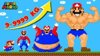 What If Super Mario But. Mario UPGRADES Himself From SKINNY To FAT  Game Animation