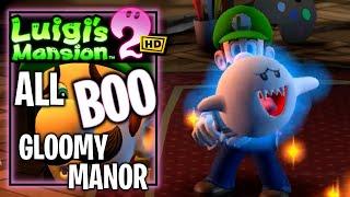 Luigis Mansion 2 HD - All Boo Locations - Gloomy Manor