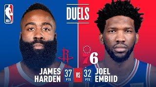 James Harden & Joel Embiid Duel in Philadelphia  January 21 2019
