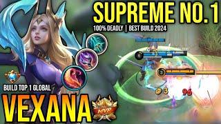 VEXANA BEST BUILD 2024  BUILD TOP GLOBAL VEXANA GAMEPLAY  MOBILE LEGENDS