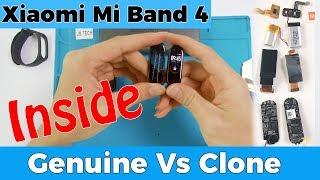 Inside Xiaomi Mi Band 4 Disassembly vs Clone M4 Teardown  Scratch Test