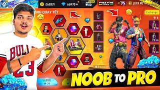 FreeFire Old Elites Pass Royale I Got HipHop Bundle In My Level 1 Id Poor To Rich -Garena FreeFire