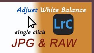 Perfect White Balance with Single Click in Adobe Lightroom