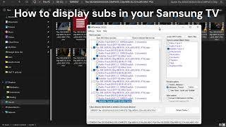 How to display subtitles from mkv files in your Samsung TV without VLC