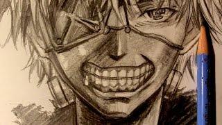 ASMR  Pencil Drawing 11  東京喰種 Tokyo Ghoul Request