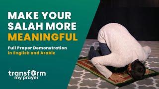 Salah With Meaning Step by Step Prayer Demonstration in English and Arabic