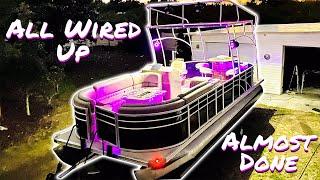 Installing Wiring and Lighting on a Pontoon Boat - Episode 12