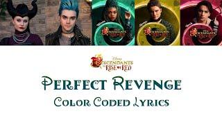 Cast of Descendants the Rise of Red - Perfect Revenge Color Coded Lyrics