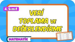 Veri Toplama ve Değerlendirme  4.Sınıf Matematik #2024