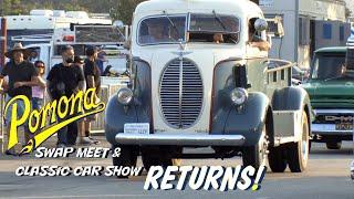 The West Coasts Largest Antique and Classic Car Show Arrivals  Pomona Swap meet