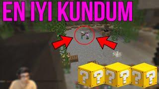 EN İYİ KUNDUM - Minecraft Şans Bloklu Hunger Games