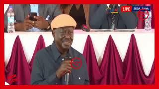 SEE WHAT GEN Z DID TO RAILA ODINGA WHILE SPEAKING AT FRED OMONDI FUNERIAL IN SIAYATUMECHOKA RAILA