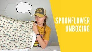 Spoonflower Unboxing  Swimwear Fabric Unboxing  Edgewater Avenue