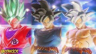 Goku DBS All Transformations SSJ 1-2-3-SSG-SSB-SSBK20-UI-Mastered UI  Dragon Ball Xenoverse 2