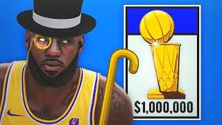 NBA Monopoly Last To Go Broke Wins