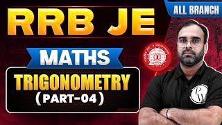 RRB JE 2024  Maths for RRB JE Trigonometry #4  Maths for RRB JE 2024