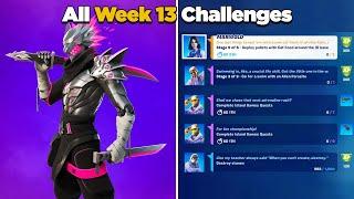 Fortnite All Week 13 Challenges Guide Epic and Legendary Quests