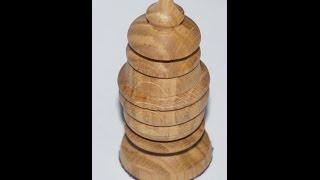 Колпак для курения из дерева в форме шахматной фигуры