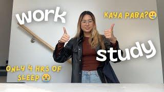 a busy day in my life as a filipino international student in montreal canada  work and study life