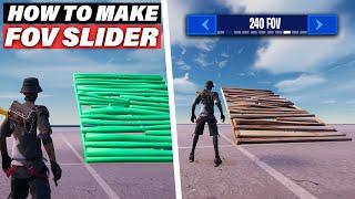 How to make a FOV CHANGER in Fortnite Creative