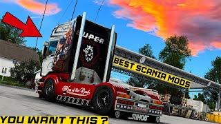 TOP BEST SCANIA V8 RJL TUNING MODS ETS2 1.49