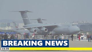 China shocked The US made a surprise with hundreds of B-Roll Of C-17 planes flying into the SCS