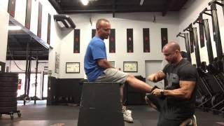 Crossfit calf tearcalf pull fix with Games athlete Pete Lemone  Trevor Bachmeyer  SmashweRx