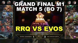 GRANDFINAL EVOS VS RRQ MATCH 5 EL CLASICO M1 MLBB World Championship