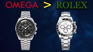 OMEGA is Better Than ROLEX - 10 Reasons Why Omega are as Good or Better Than ROLEX