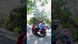 motoran santuy melewati pepohonan rindang #hondapcx #motovlog  #familytrip