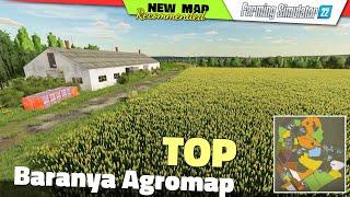 FS22  NEW MAP Baranya Agromap - Farming Simulator 22 New Map Review 2K60