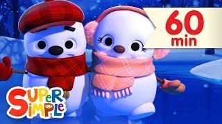 Little Snowflake + More  Nursery Rhymes & Kids Songs  Super Simple Songs