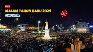 LIVE ‼️ PERGANTIAN TAHUN 2024 DI TUGU JOGJA  LAUTAN MANUSIA PESTA KEMBANG API