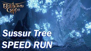 Baldurs Gate 3 Speedrun to Get a Sussur Tree Bark for Masterwork Weapon Crafting