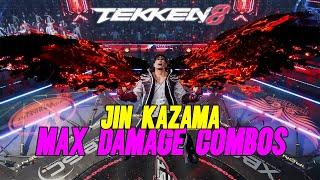 Jin Kazama Max Damage Combos  Tekken 8