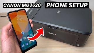 Canon PIXMA MG3620 Printer How to Connect to Phone Wireless Setup