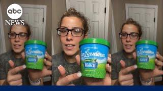 Ranch-dressing flavored ice cream from Hidden Valley Ranch goes viral  Nightline