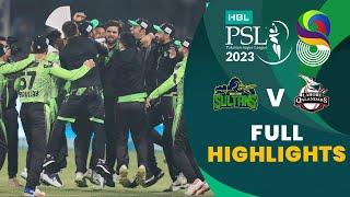 Full Highlights  Multan Sultans vs Lahore Qalandars  Match 34 Final  HBL PSL 8  MI2T