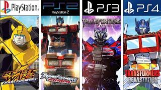 TRANSFORMERS PlayStation Evolution PS1 - PS4