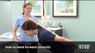 How to Avoid Back Pain When Bending Forward