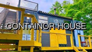 【$10001night】Containor House Airbnb Tour in YAMANAKA LAKE Japan Vacation Rental