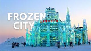 Inside Chinas Largest Ice City  Harbin Ice And Snow Festival Documentary